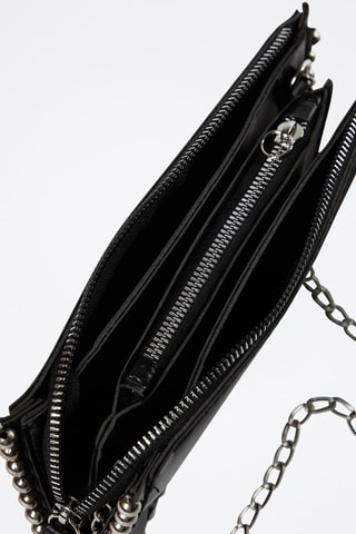 Bolso - Plateado y negro