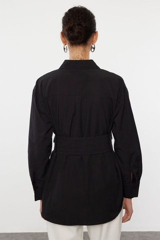 Camicia oversize - Nero