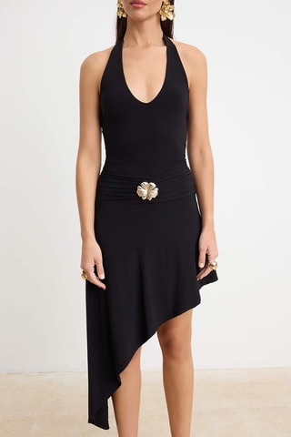 Robe asymétrique - Noir