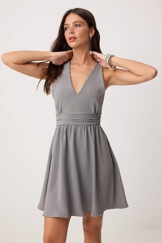 Robe patineuse - Gris