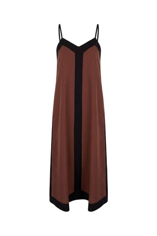 Robe trapèze - Marron