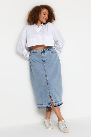 Jupe en jean - Bleu