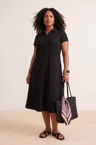 Robe polo - Noir