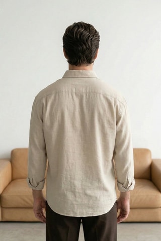 Chemise oversize - Beige