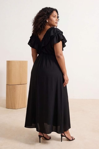 Vestido midi - Negro