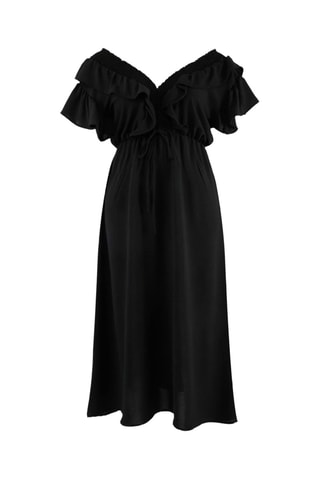 Vestido midi - Negro