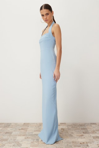 Robe longue - Bleu