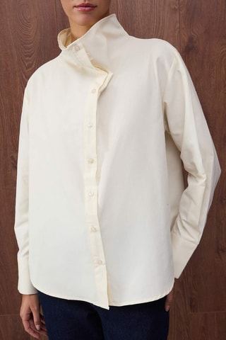 Camicia oversize - Beige