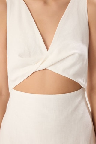 Robe midi - Blanc