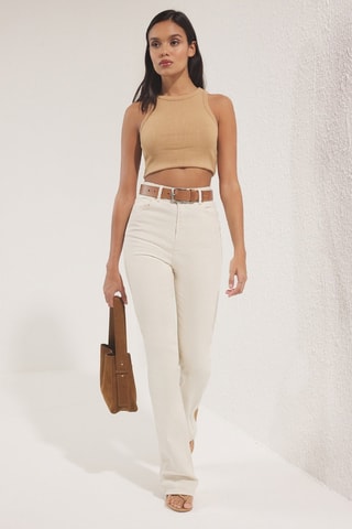 Jeans flare - Ecrù