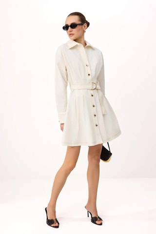 Robe chemise - Blanc