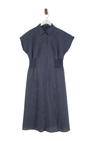 Robe chemise - Bleu marine
