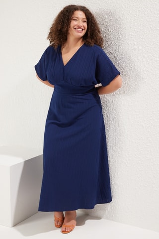 Robe longue - Bleu marine