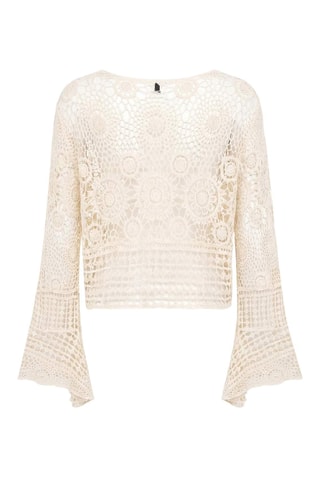Cardigan da spiaggia - Ecrù