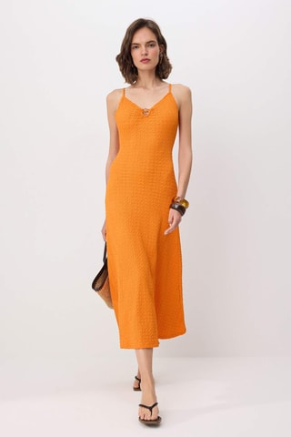 Robe longue - Orange