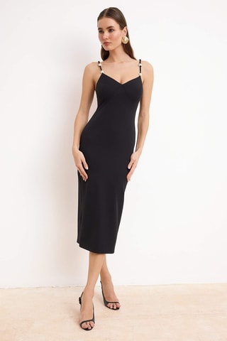 Robe fourreau - Noir
