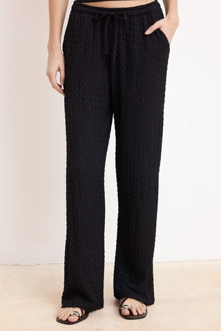 Pantalon wide legs - Noir