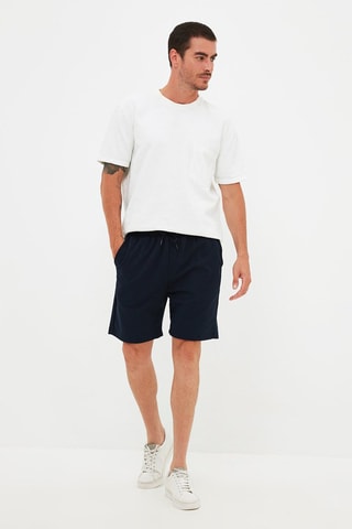 2 bermudas - Beige et bleu