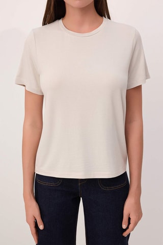 T-shirt regular - Beige