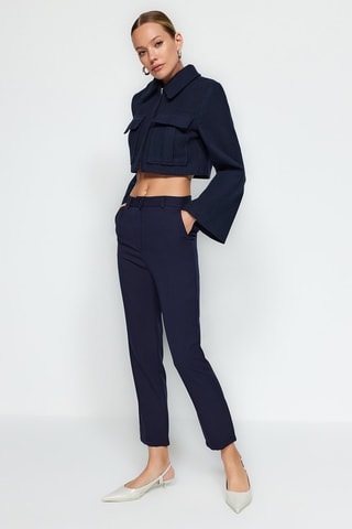 Pantalon cigarette - Bleu