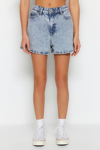 Short en jean - Bleu