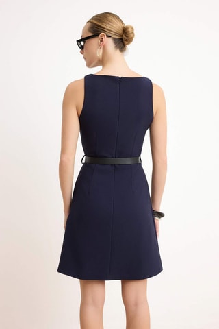 Robe trapèze - Bleu