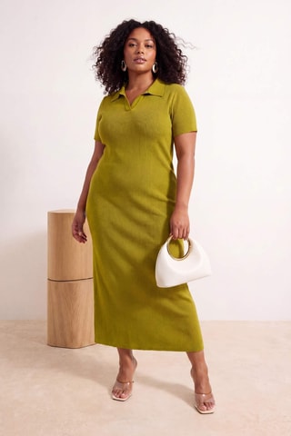 Abito polo regular - Verde