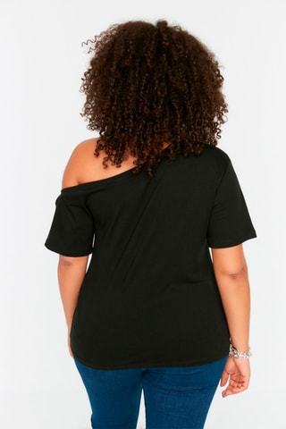 T-shirt asymétrique - Noir