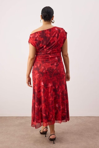 Vestido largo sin mangas - Rojo