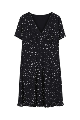 Vestido corto - Negro