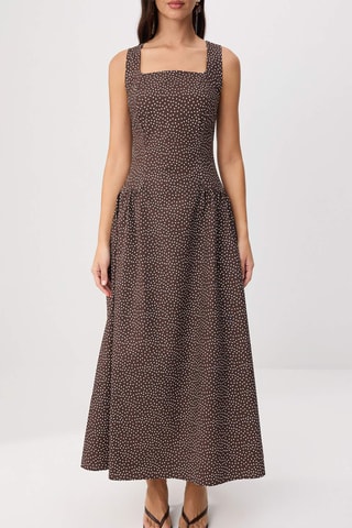 Abito midi - Marrone