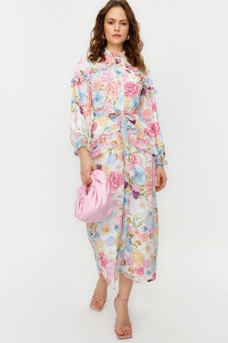 Robe longue - Blanc