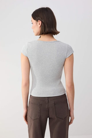 Crop top - Gris