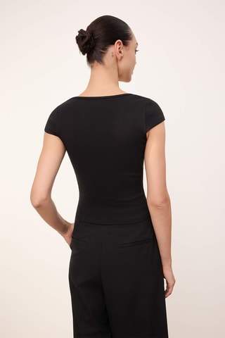 Crop top - Negro