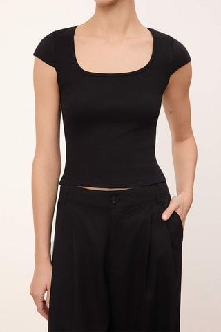 Crop top - Negro
