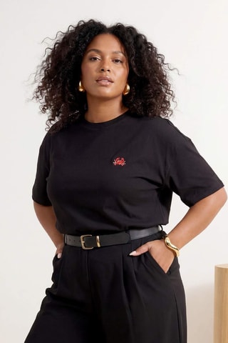 T-shirt oversize - Noir