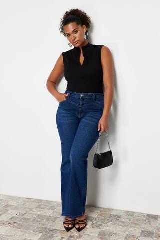 Jeans flare - Blu
