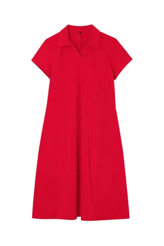 Robe polo - Rouge