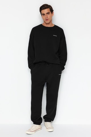 Sudadera y pantalón de chándal - Negro