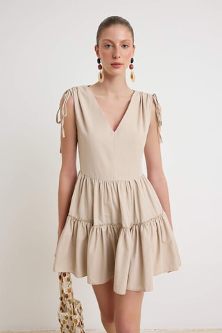 Robe patineuse - Beige