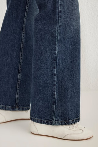 Jeans wide legs - Blu