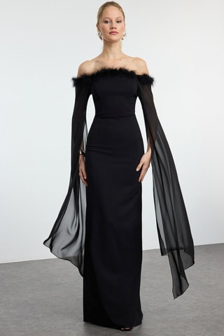 Vestido bustier - Negro