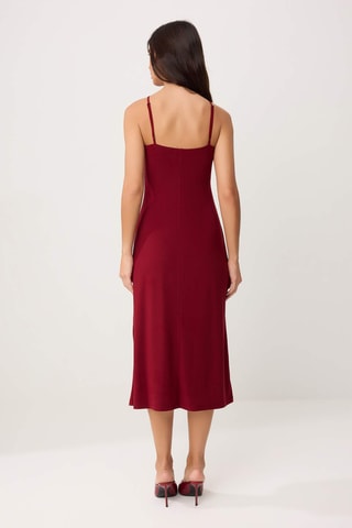 Robe midi - Bordeaux
