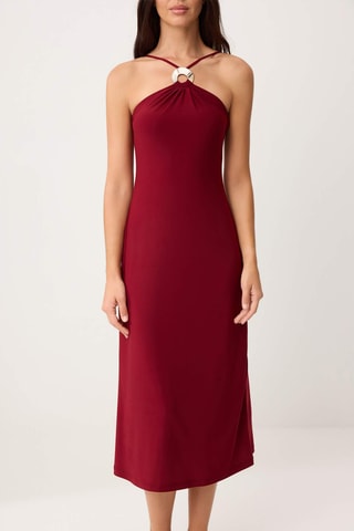 Robe midi - Bordeaux