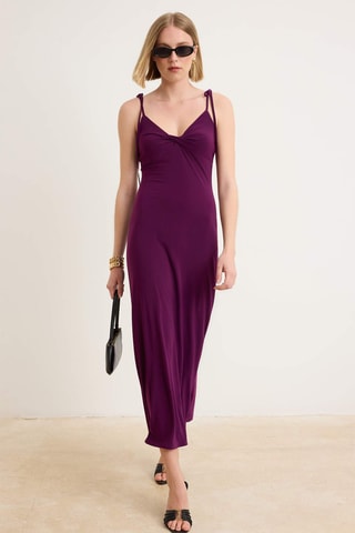 Robe midi - Violet