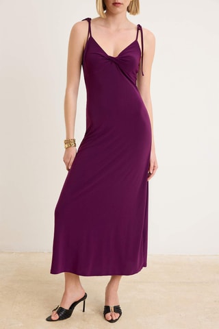 Robe midi - Violet