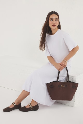 Bolso shopper - Marrón oscuro