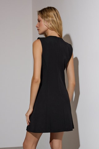 Vestido trapecio - Negro