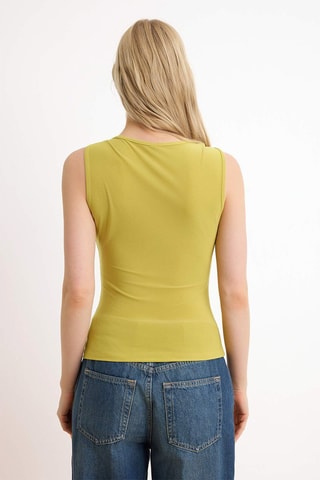 Top drapeado - Verde