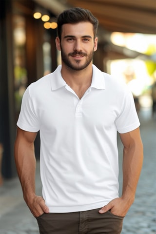 Polo - Blanc